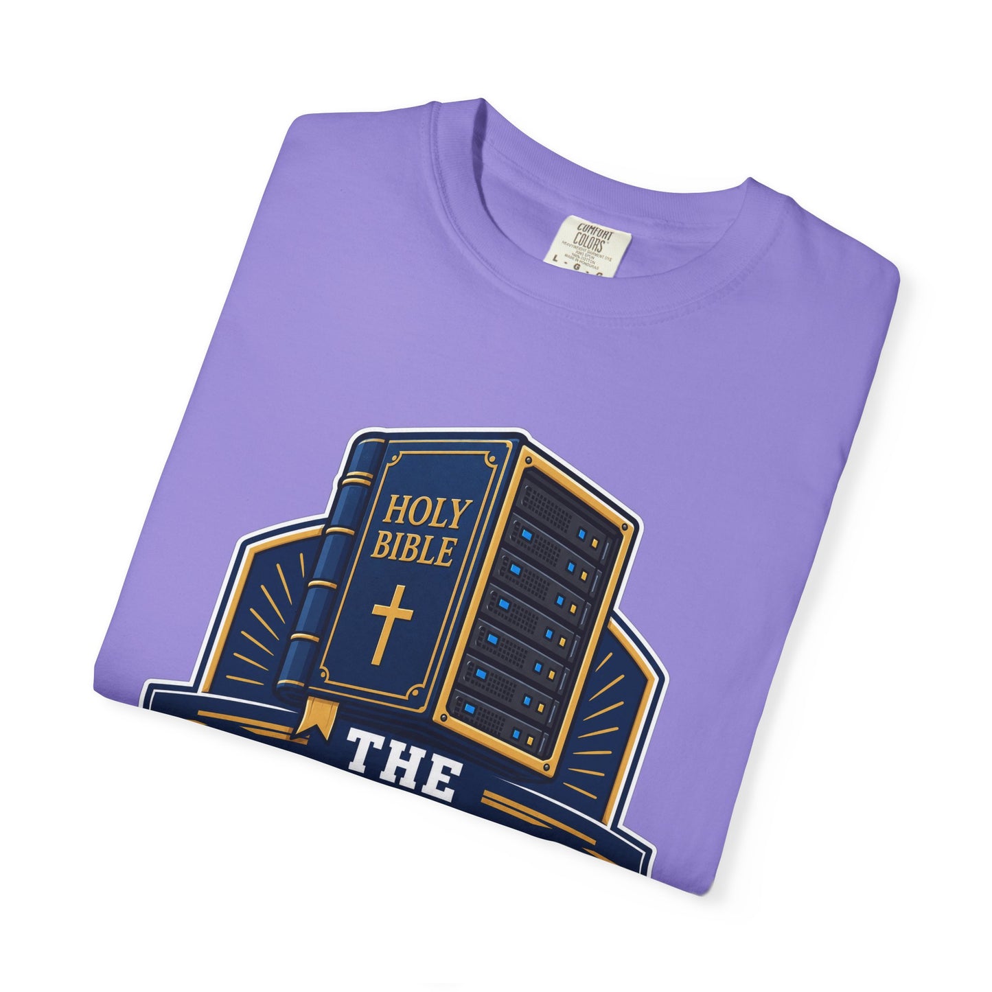 Dad-A-Base Christian T-Shirt — "The Dad-A-Base" Bible & Dad Jokes Design