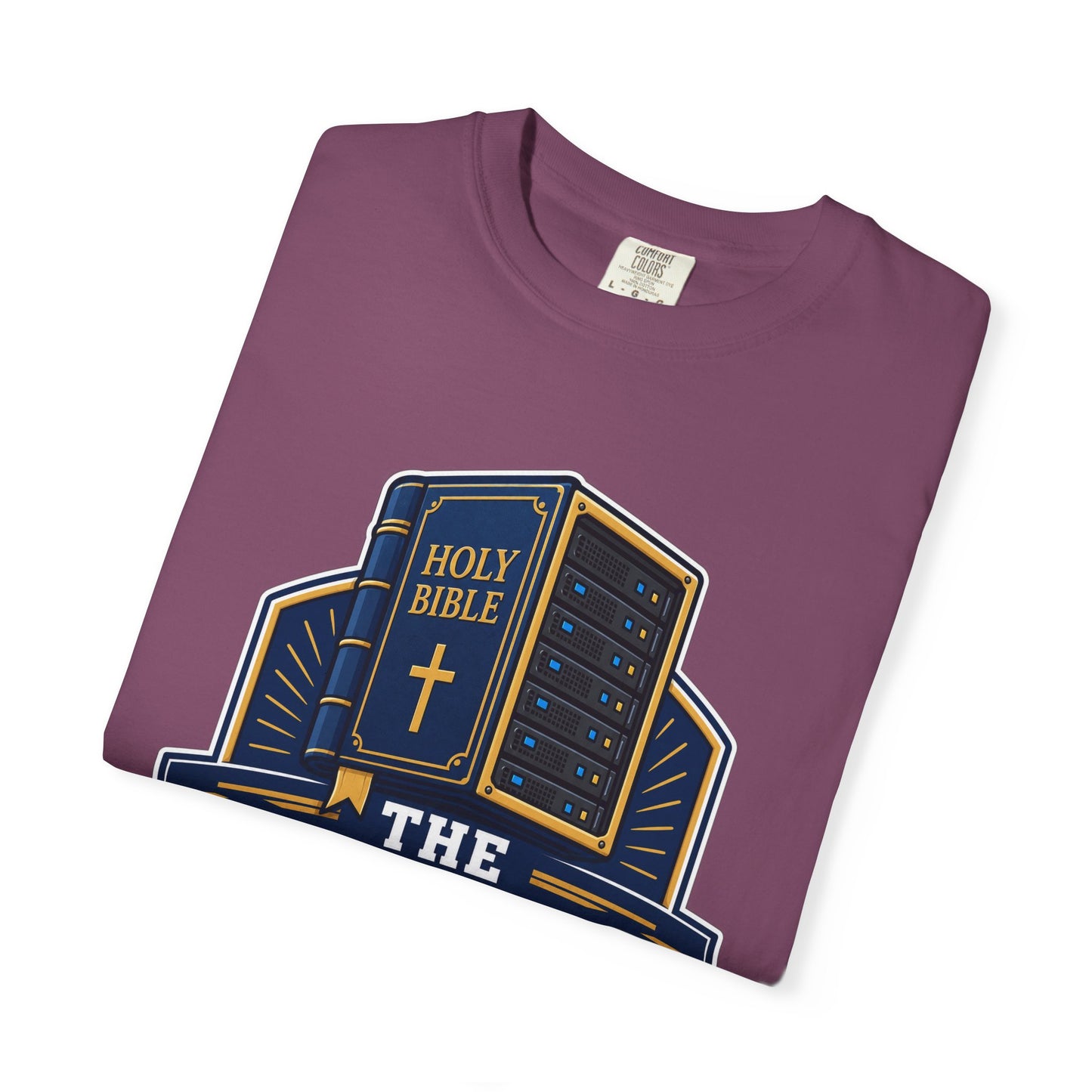 Dad-A-Base Christian T-Shirt — "The Dad-A-Base" Bible & Dad Jokes Design